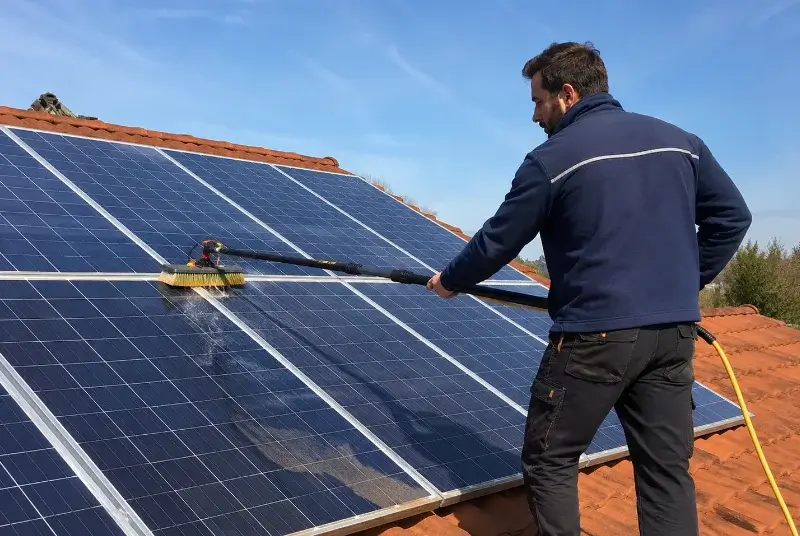 Nettoyage et entretien de panneaux solaires à Nonglard